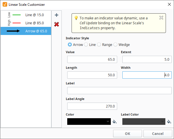 Cell Update Binding - Adding Realtime Indicator to Linear Scale Step 2