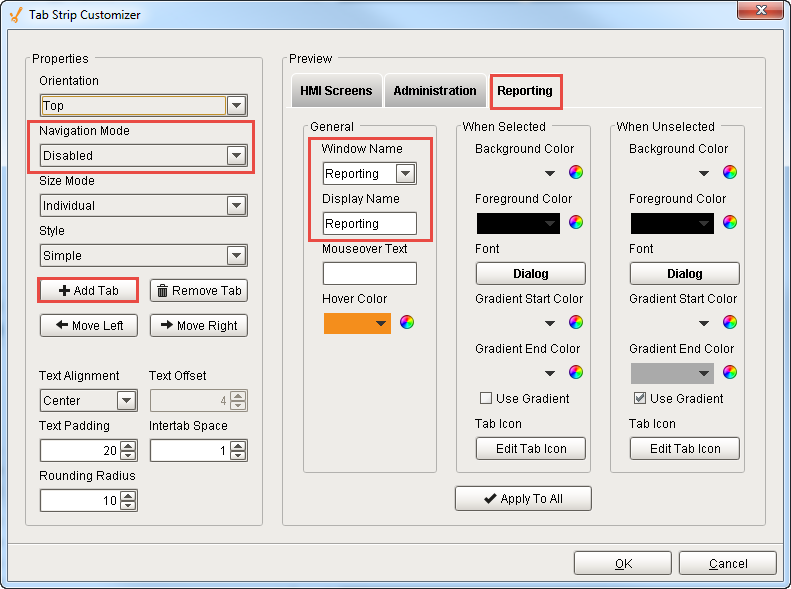 Configure 2 Tier in Designer Step 2b