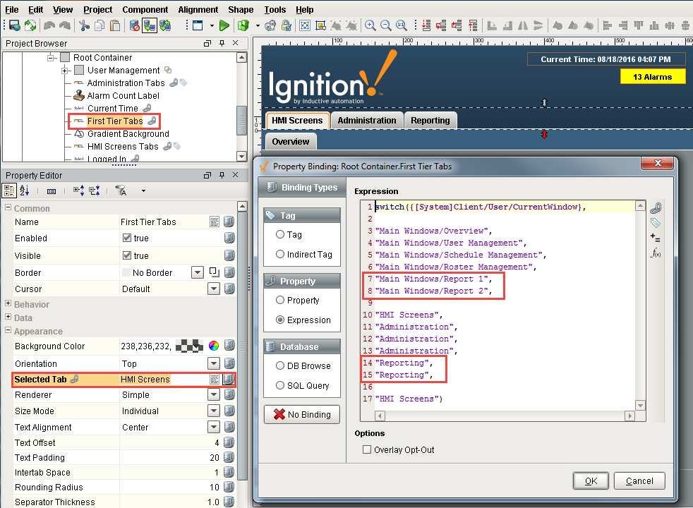 Configure 2 Tier in Designer Step 7