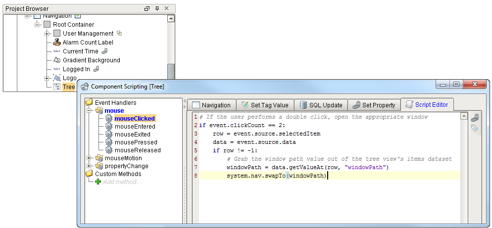 Configure Tree View in Designer Step 3