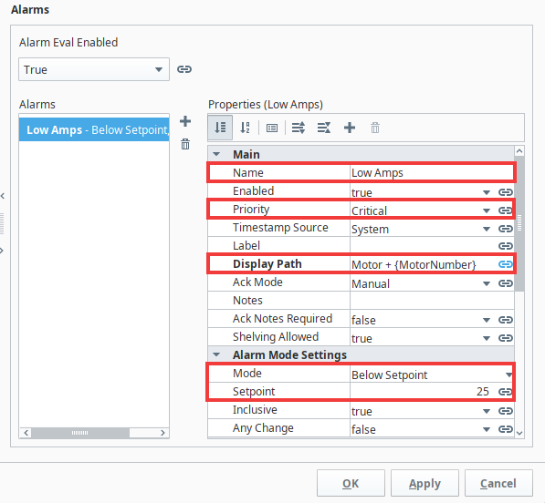 Configuring Alarm UDT Step 5