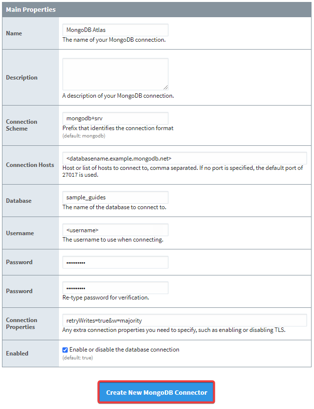 Connect Ignition to MongoDB Step 2