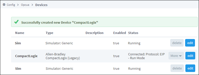 Connect to AB CompactLogix Step 6