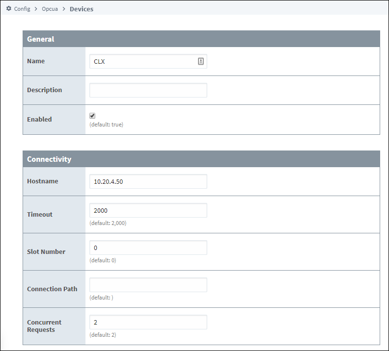 Connect to AB ControlLogix Step 5