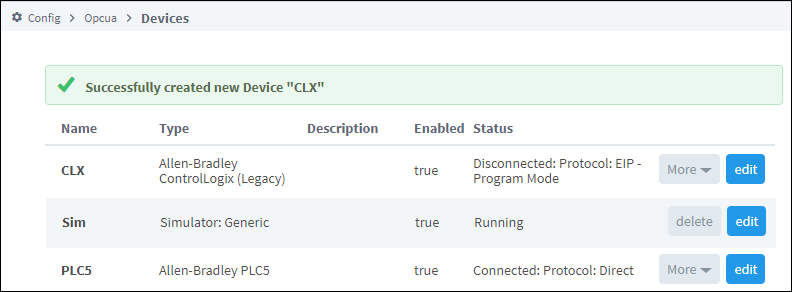 Connect to AB ControlLogix Step 6