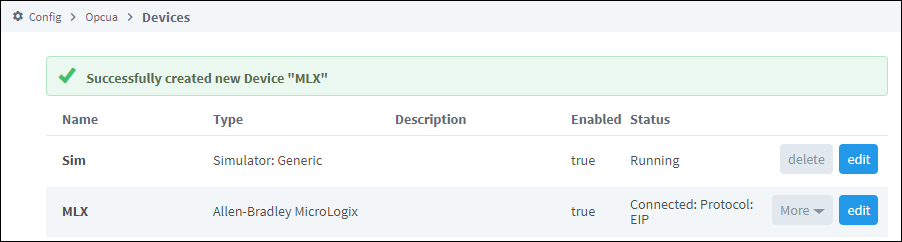 Connect to MicroLogix Device Step 7