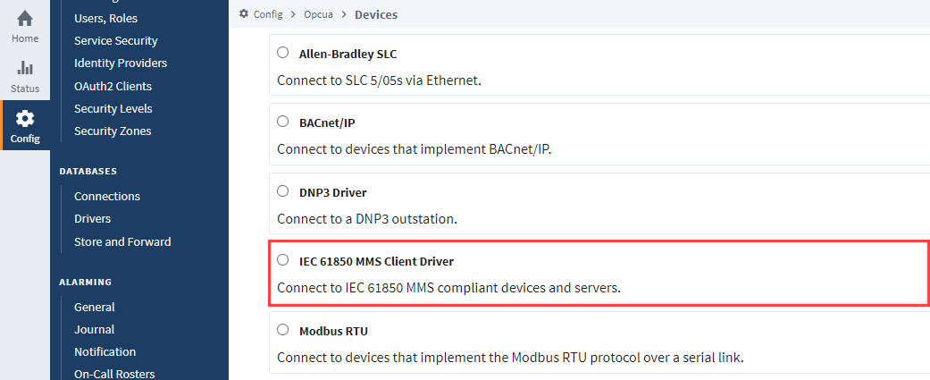 Connecting to a Device Step 4