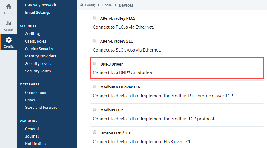 Connecting to a Device Step 4