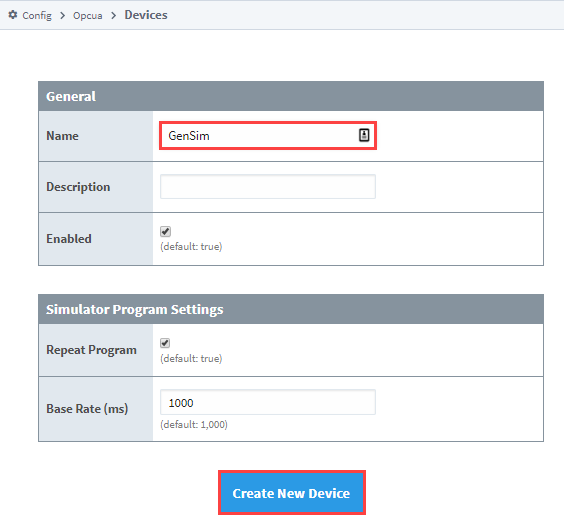 Connecting to a Programmable Device Simulator Step 5