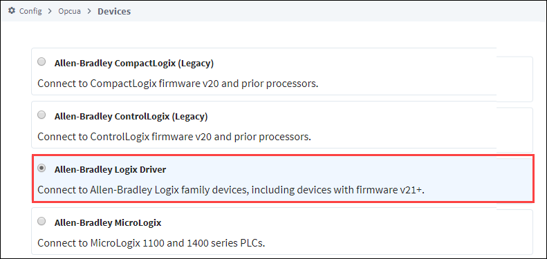 Connect to Logix Step 4