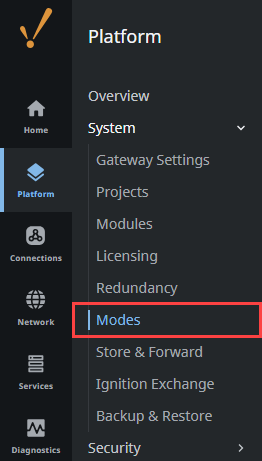 Creating a Deployment Mode Step 1