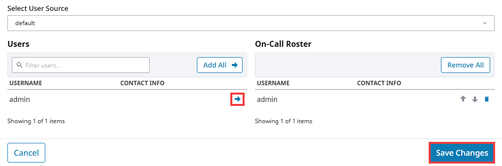 Creating an On-Call Roster Step 7