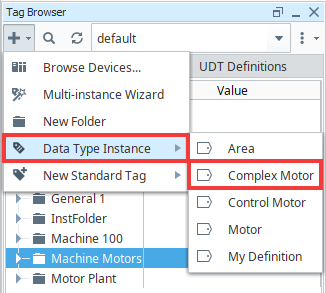 Creating the Data Type Instance Step 1