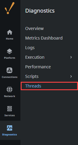 Diagnostics - Threads Section