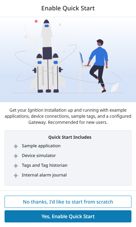 Downloading and Installing Ignition Step 12 Quick Start