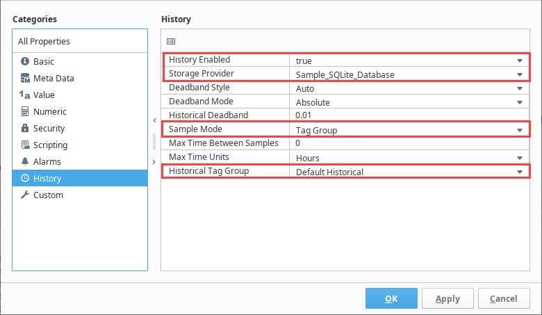 Enable History on a Tag Step 6