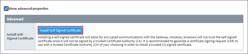 How to Install a Self-Signed Certificate Step 7