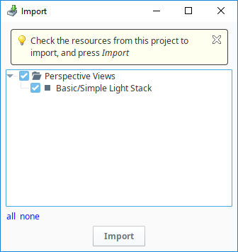 Import Ignition Exchange Project Package from the Designer Step 3a