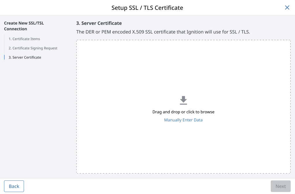 Install Security Certificates Step 7