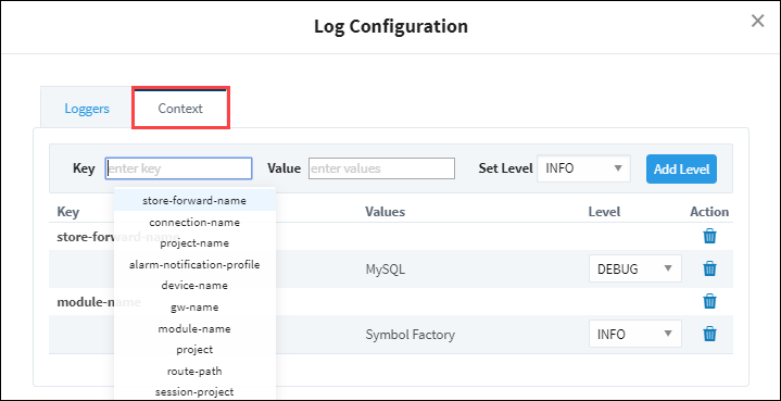 Mapped Diagnostics Context Keys