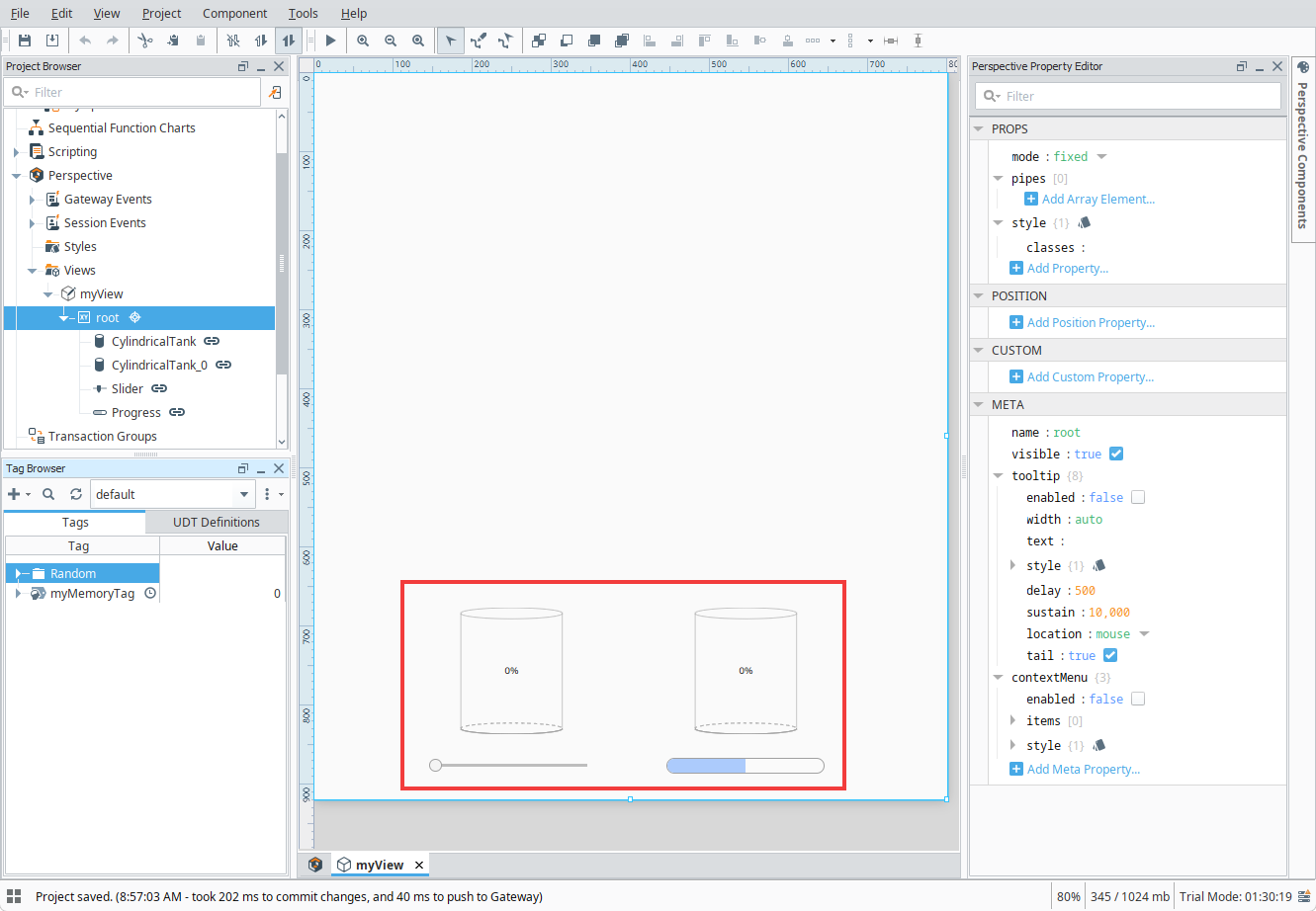 Preparing Perspective Components Step 1