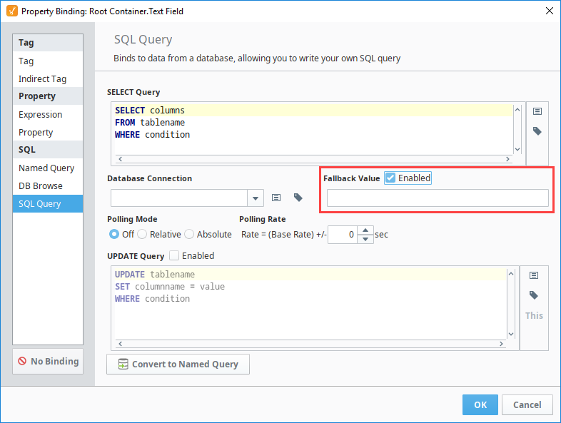 SQL Query Binding: Scalar Query Fallback