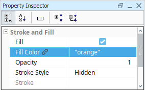 Strings as Colors in Property Inspector