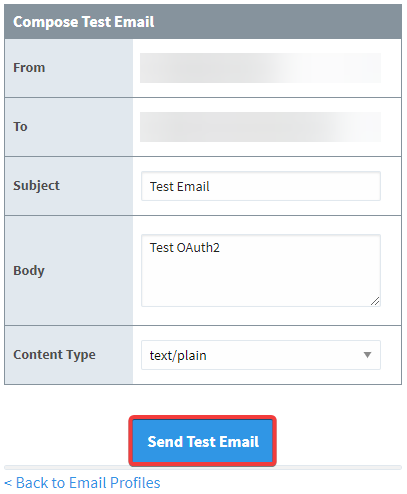 Test OAuth2 Email Profile Example Step 3
