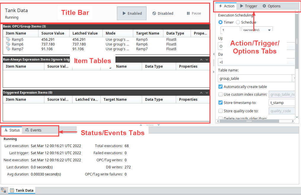 Transaction Group Workspace