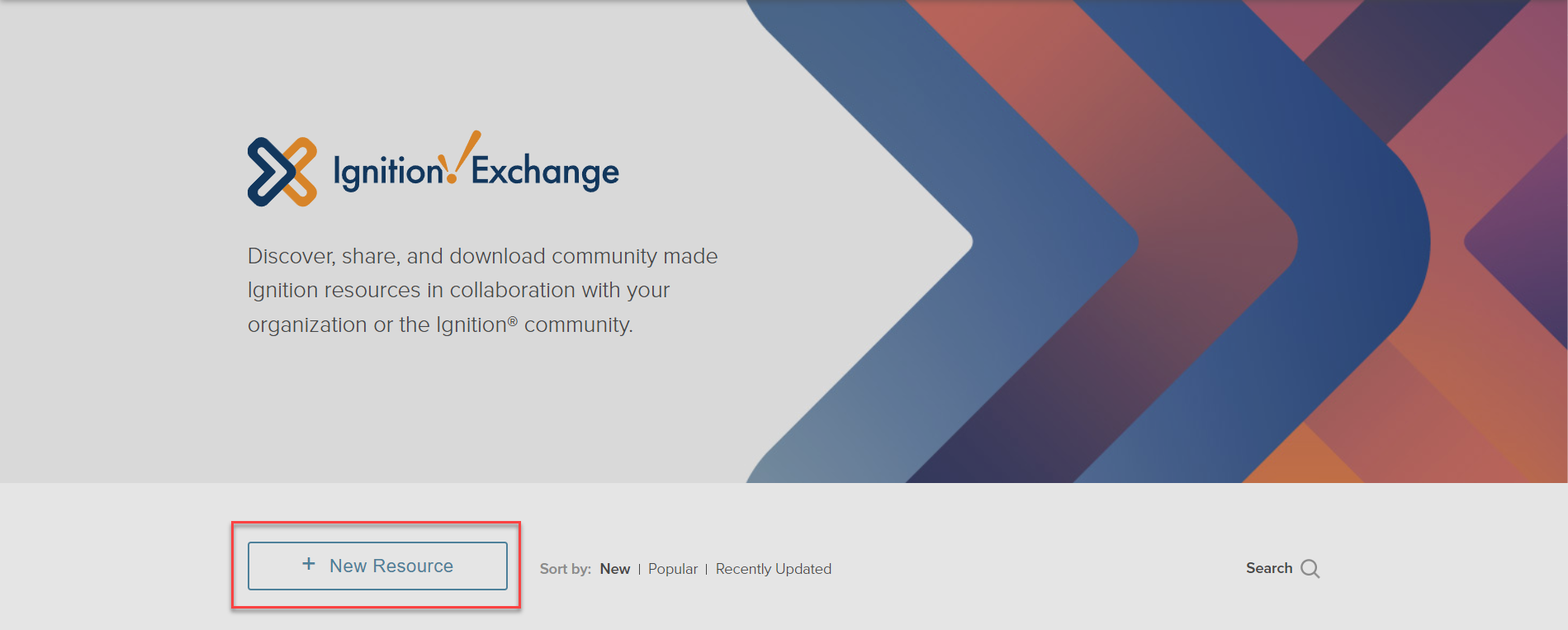 Upload a Resource to Ignition Exchange Step 2