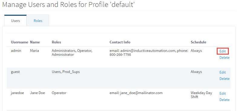 User Profile Step 2