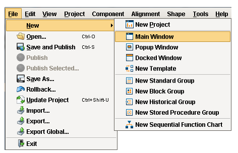 Working with Vision Windows - Create a Window Step 2