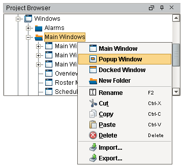 Working with Vision Windows - Create a Window Step 3