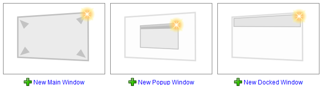 Working with Windows - New Window Types