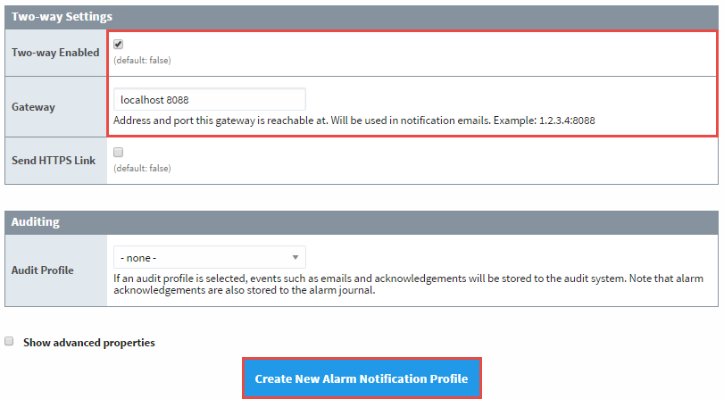 Alarm Notification Email Notification Step 5 Pt 2