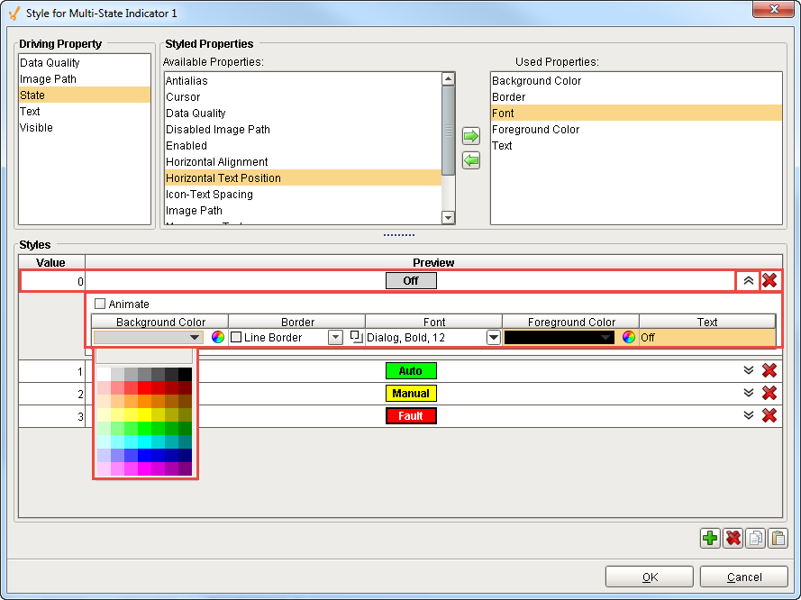 Configuring the Style Customizer Step 4
