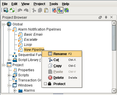 Create Simple Alarm Pipeline Step 3
