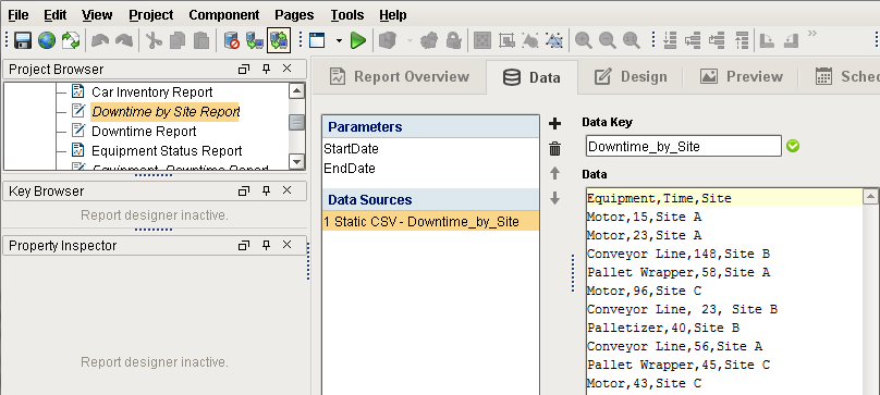 CSV Data Source