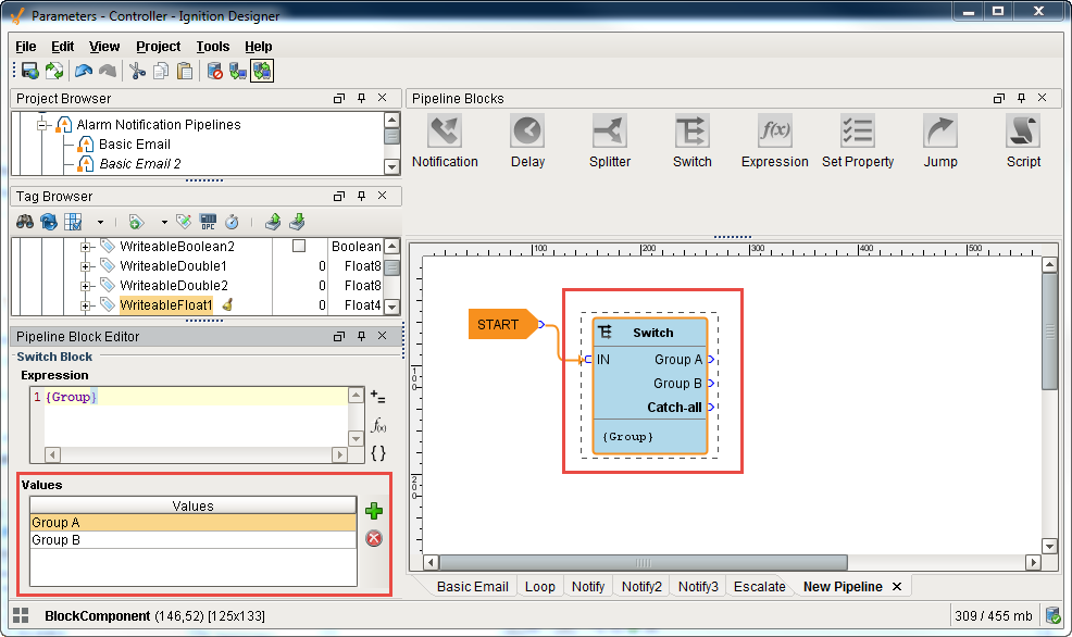 Filter on Alarm Associated Data Step 3