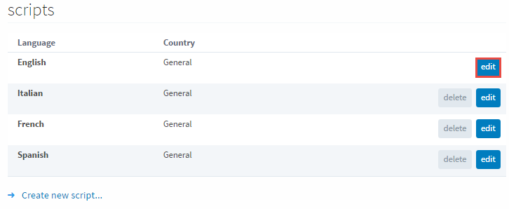 Modifying a Voice Notification Script Step 2