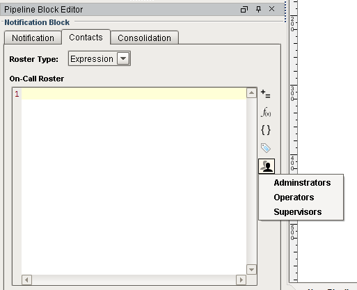 Notification Block: Expression Roster