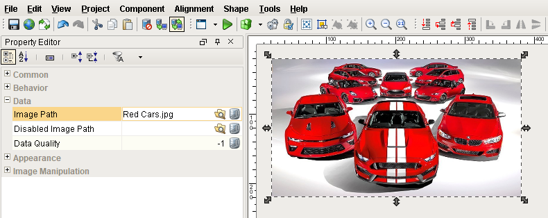 Using the Image Component on a Window Step 4
